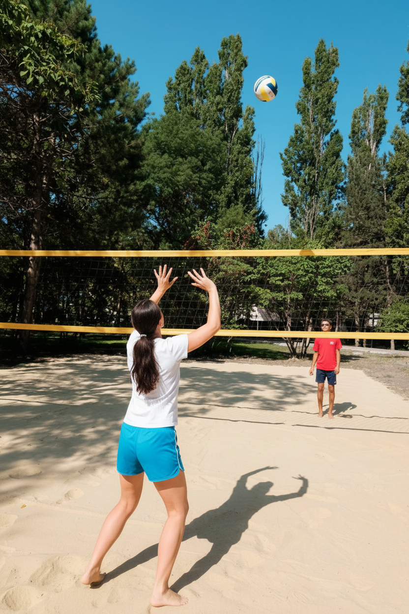 спортивные зоны отеля Россиянка