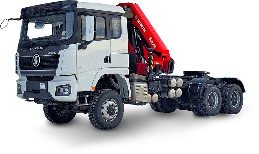 Седельный тягач Shacman c КМУ SunHunk Седельный тягач Shacman c КМУ SunHunk