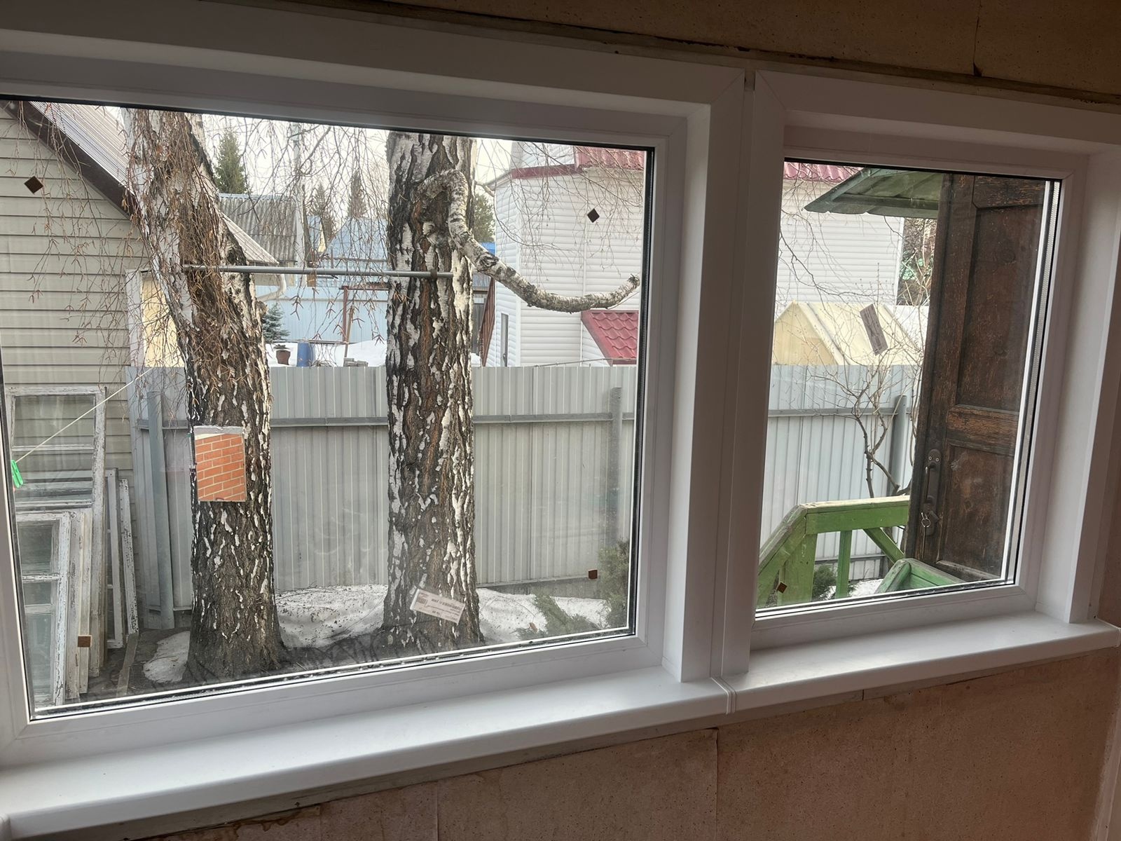 Монтаж  ПВХ окна в новосибирске