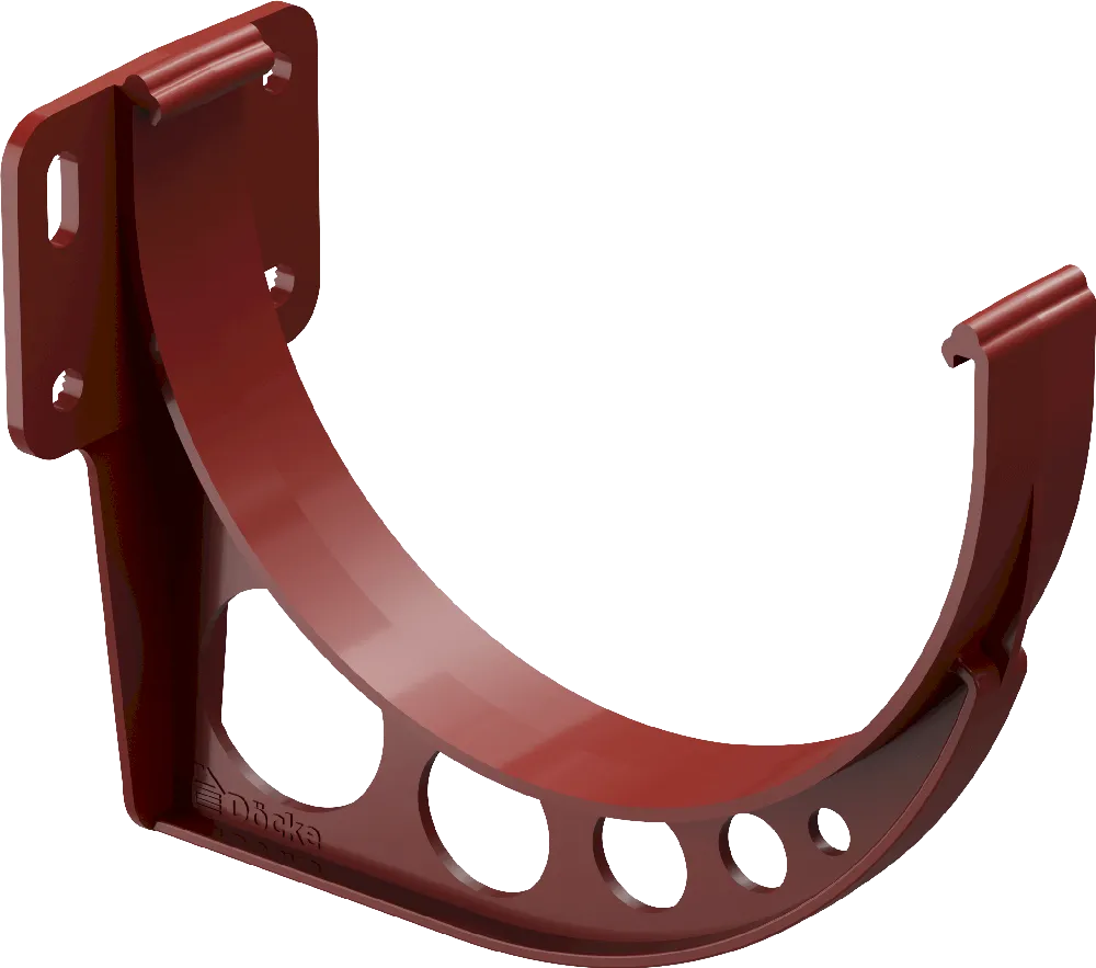Кронштейн жёлоба d120 мм Docke Standard, Красный (RAL3005)