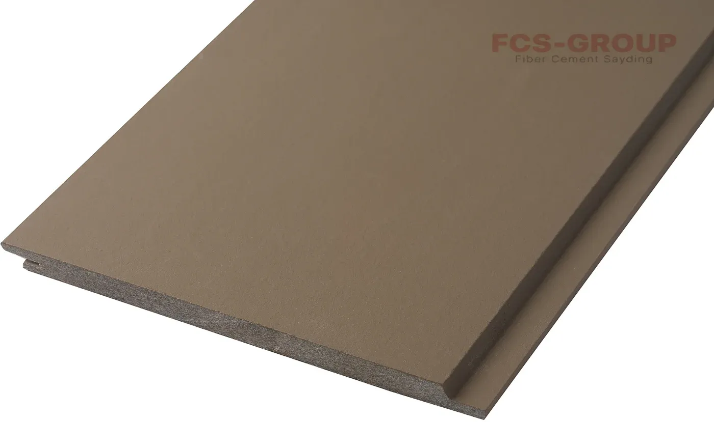 Фиброцементный сайдинг FCS Smooth Click, 3000х190х10 мм, F55 Кремовая глина