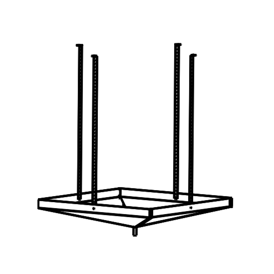 Поддон для конденсата ПОДУС Поддон ПОДУС для крышных вентиляторов