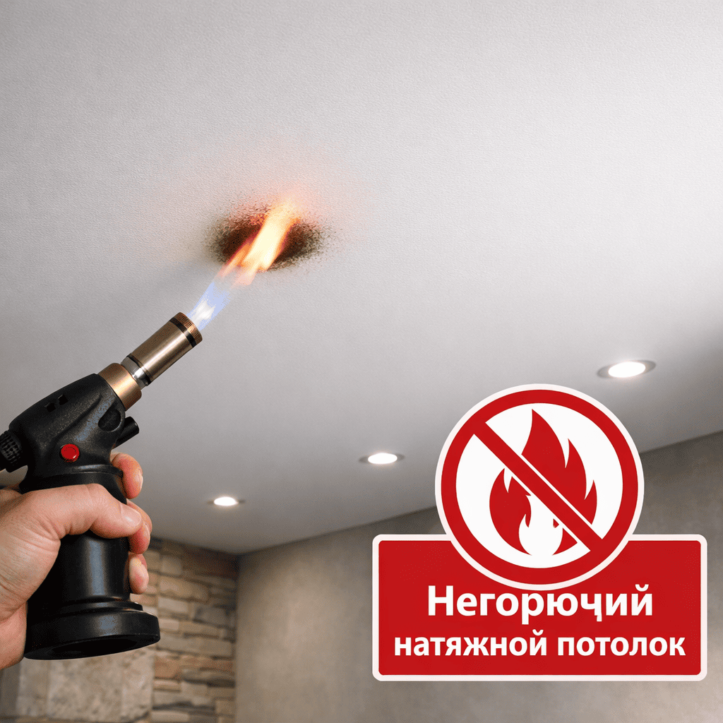 натяжной потолок с точечными светильниками с точечными светильниками