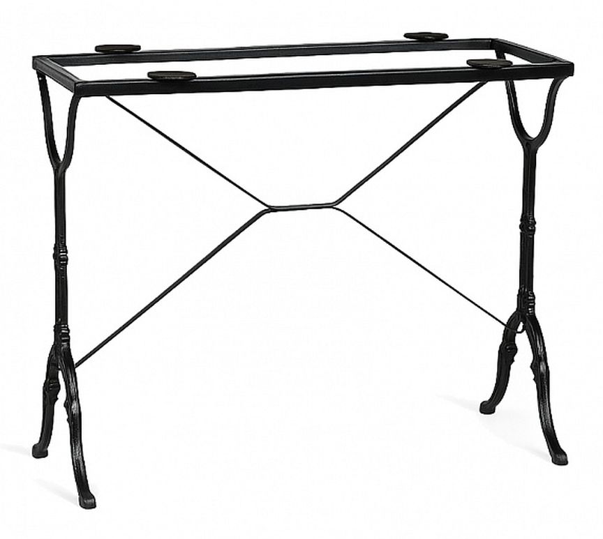 Подстолье Vintage-1299 Black для прямоугольной столешницы