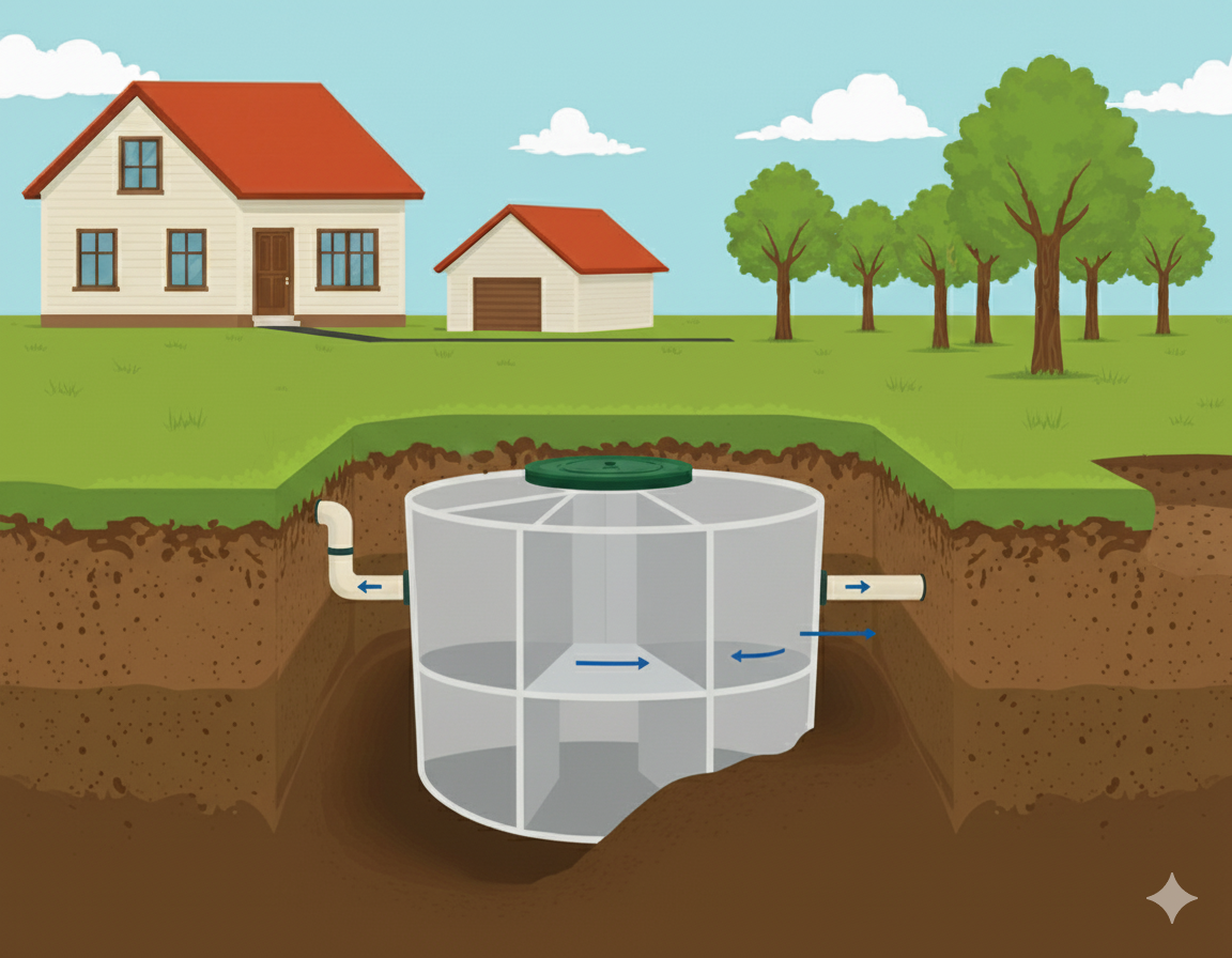 Септик или кольца — что лучше для частного дома?