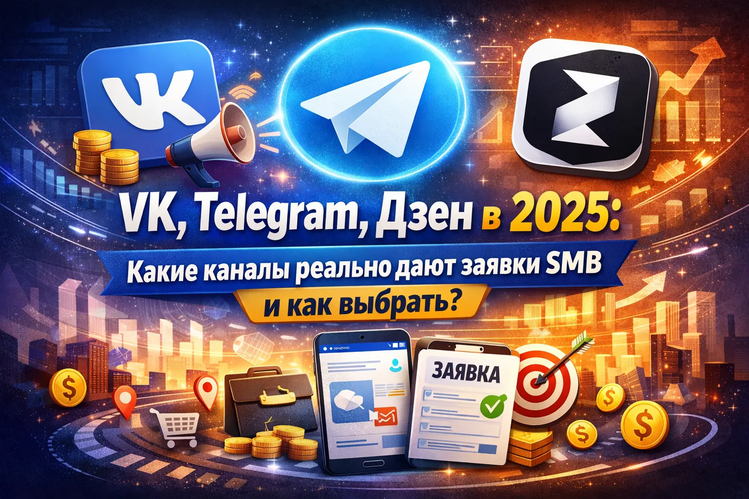 VK, Telegram, Дзен в 2025
