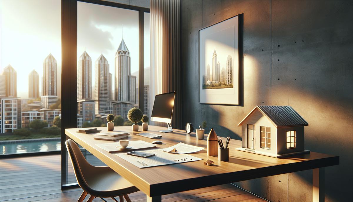 Как работает налоговая система в Грузии 2025 Вид на городской пейзаж Батуми и документы по налогам на столе