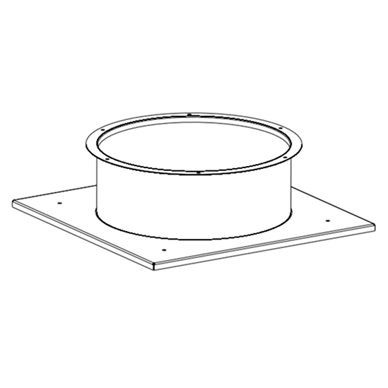 Переходники ПМ-ВКО для крышных вентиляторов Переходник ПМ-ВКО