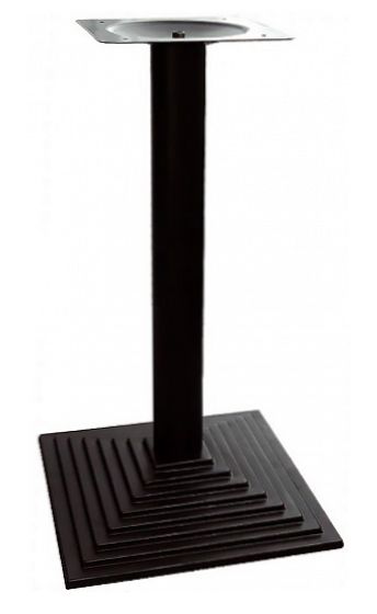 Подстолье Metal 1007 black квадратное для кафе бара