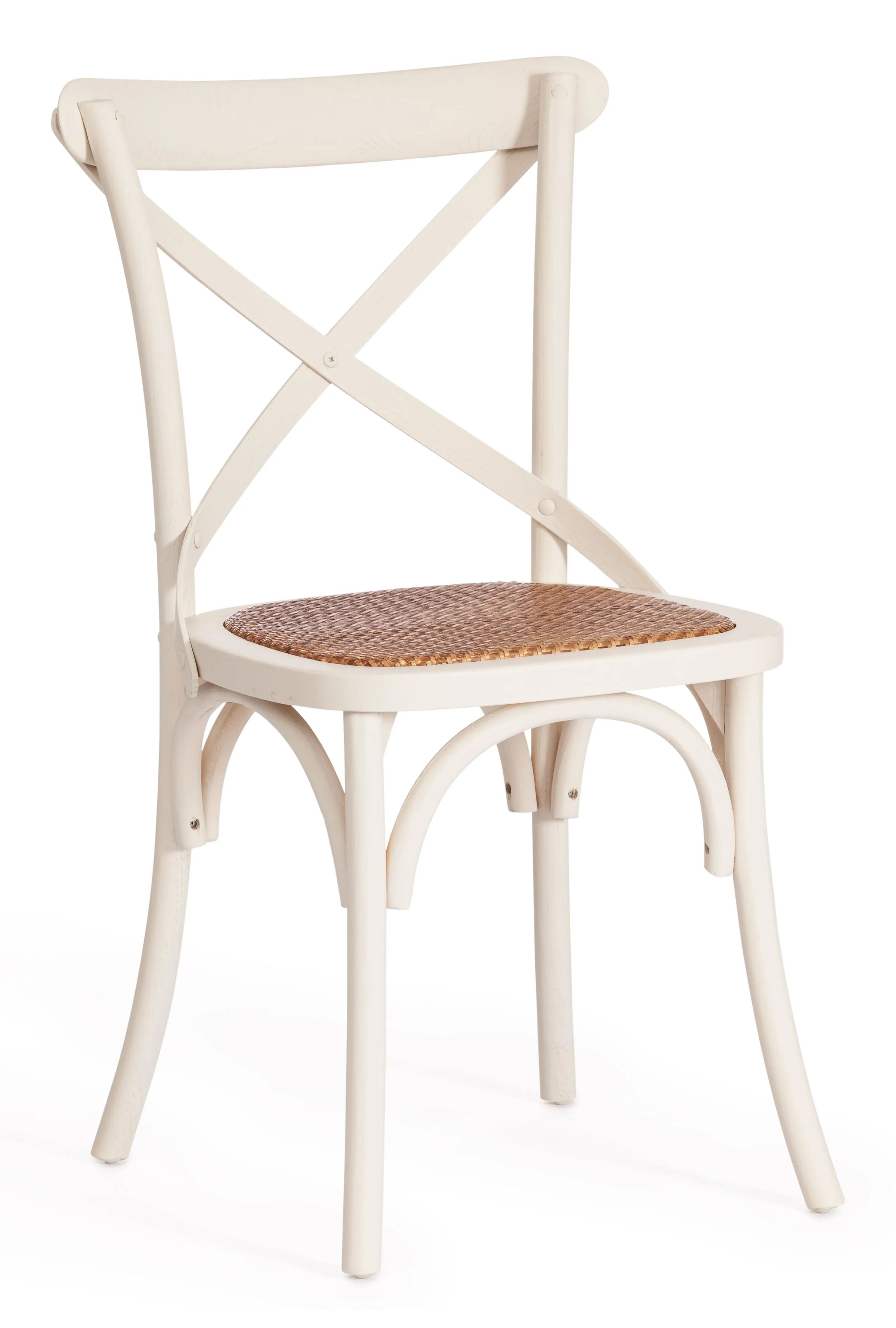 Стул Cross chair white слоновая кость