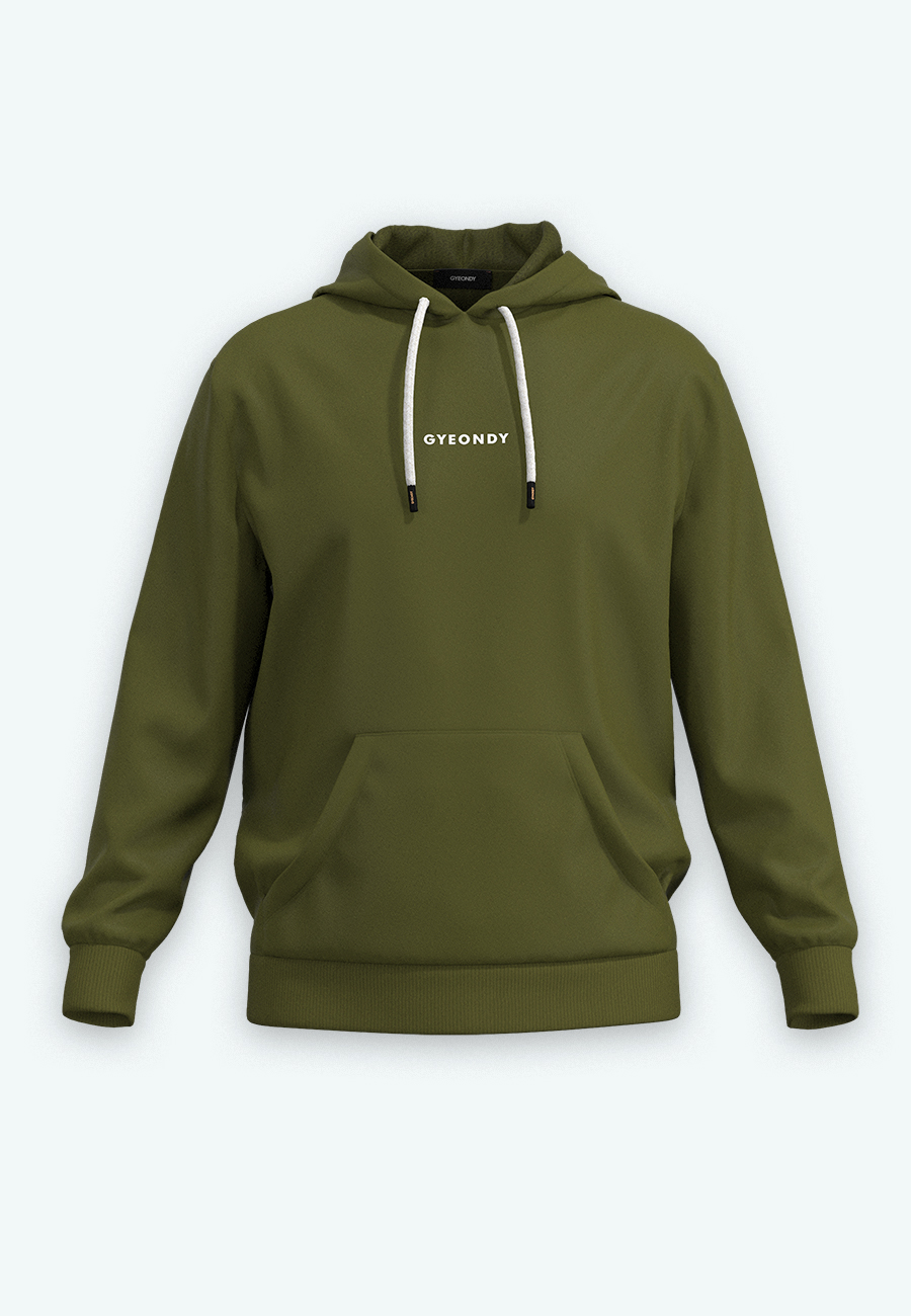Худи мужские Худи цвет оливковый-зеленый
