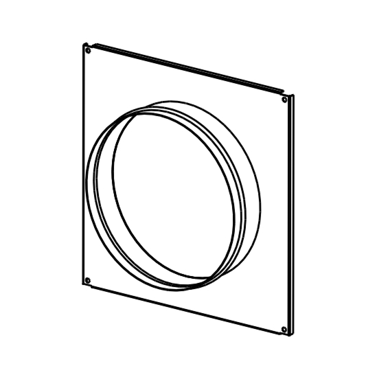 Переходные адаптеры АДАПТЕР-П Адаптер переходной для квадратных каналов АДАПТЕР-П