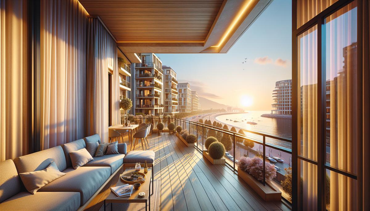 Апартаменты у моря в Батуми с видом на набережную