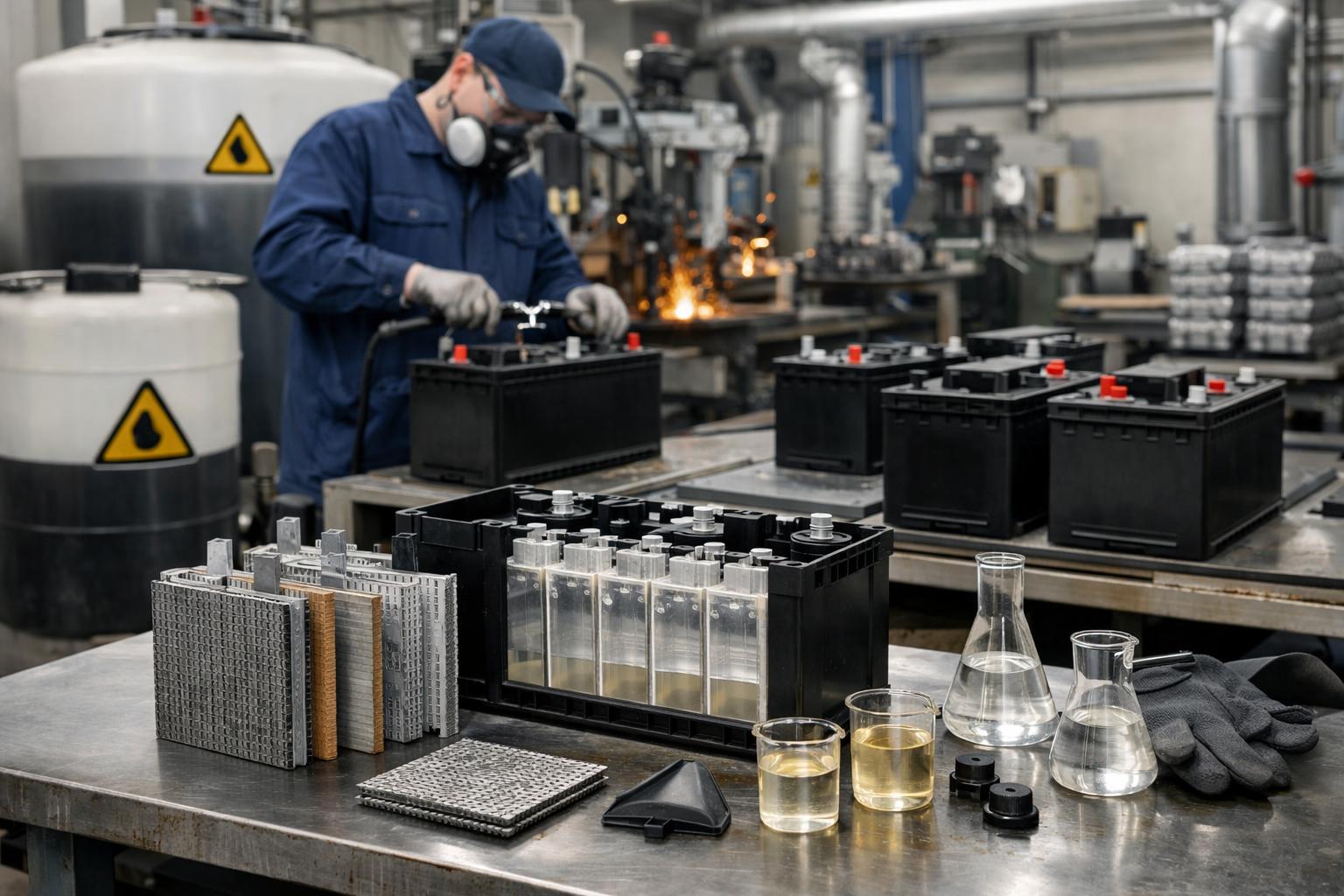 Производство кислотных аккумуляторов и альтернатива Производство кислотных аккумуляторов и альтернатива