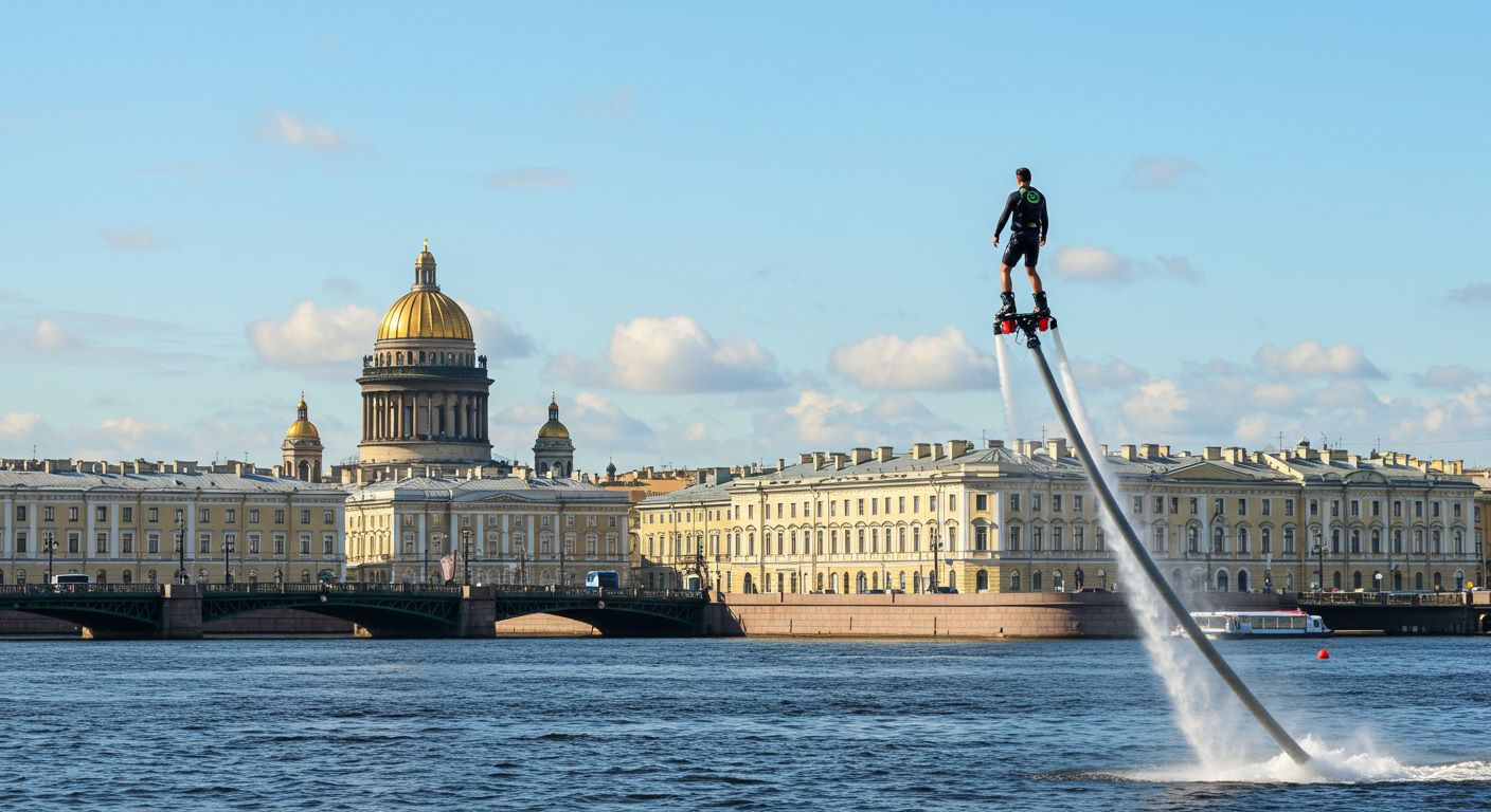 Полет на флайборде СПб