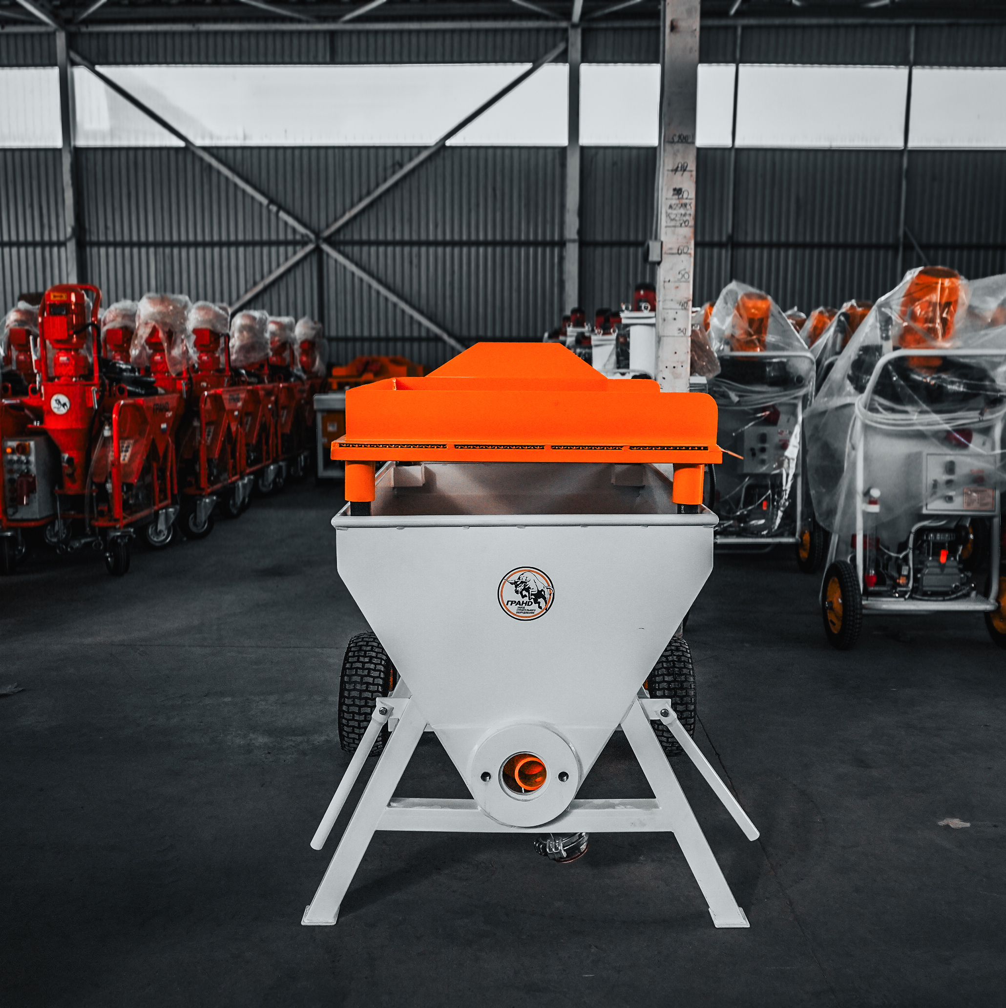 Габариты и мобильность агрегата PowerMix