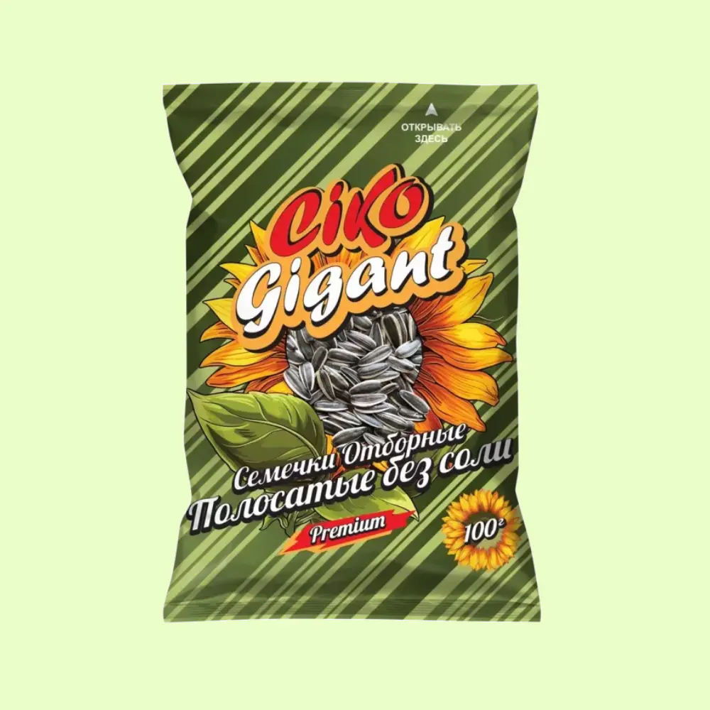 Ciko Gigant семечки полосатые без соли Ciko Gigant семечки полосатые без соли