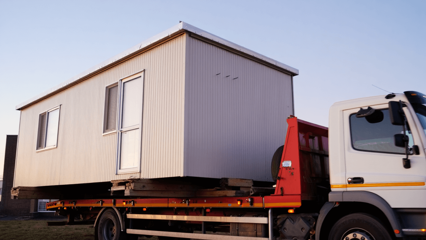 Доставка бытовки фото