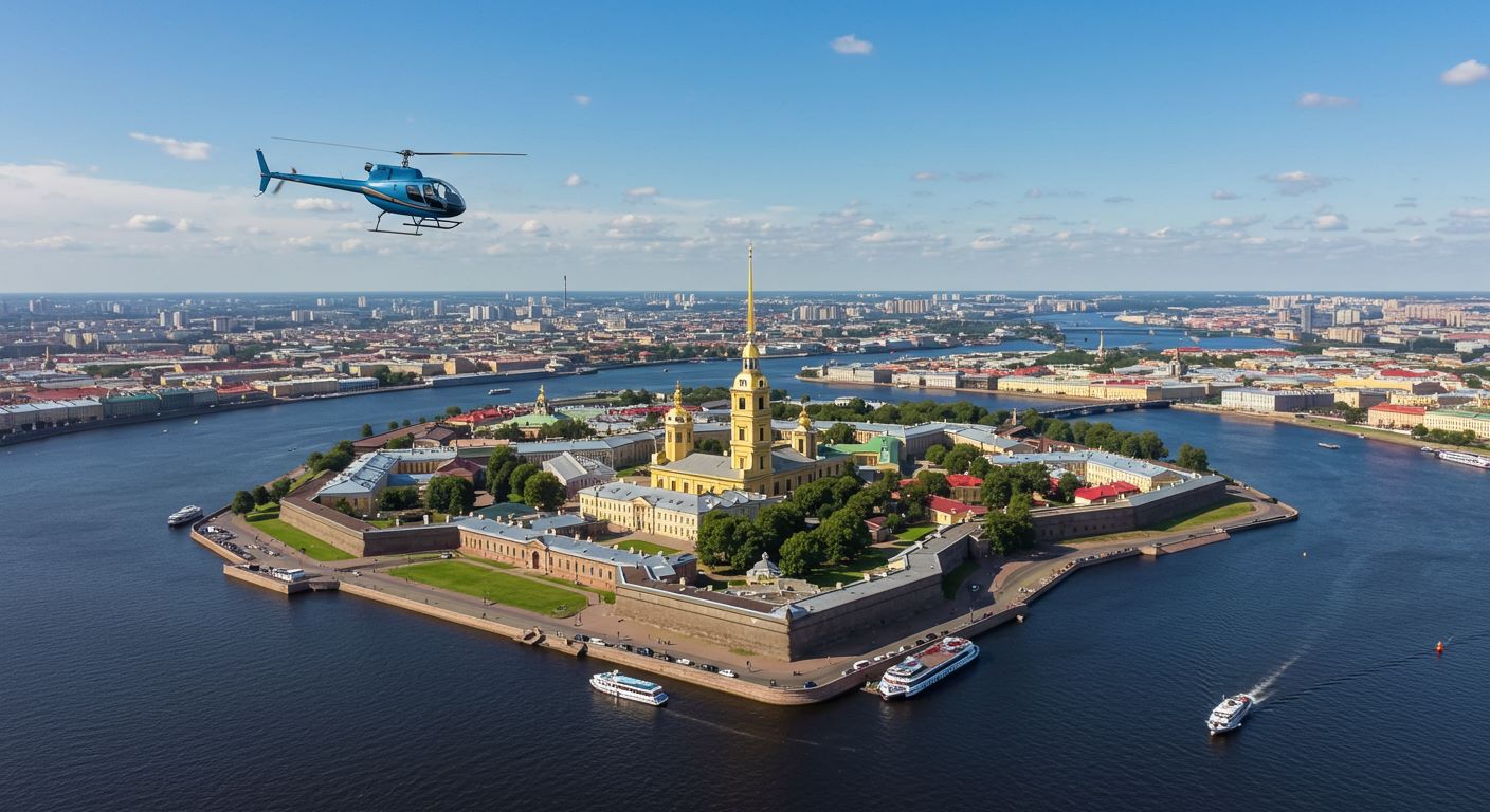 Полеты на вертолете в СПб
