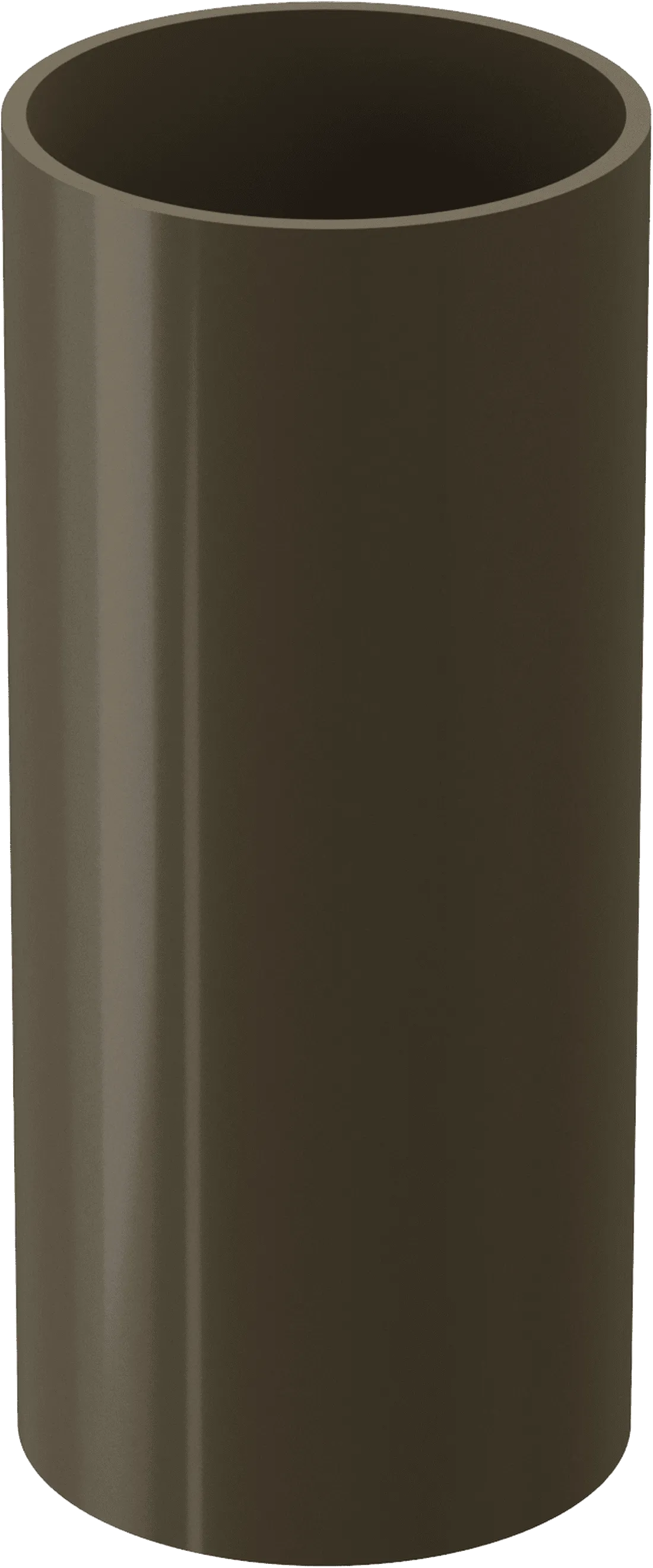 Труба водосточная d85 мм Docke Premium 3000 мм, Каштан (RAL8517)