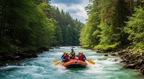 Рафтинг по реке Жане