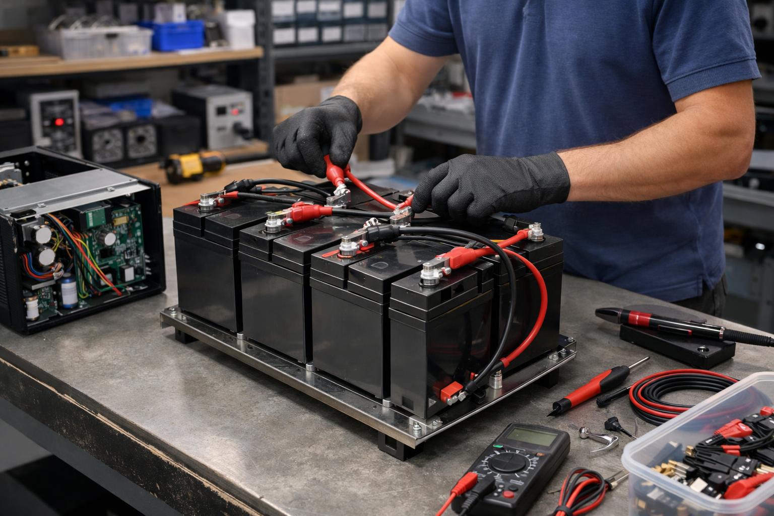 Сборка аккумулятора для ИБП на заказ - Tesselion, СПб Сборка аккумулятора для ИБП на заказ - Tesselion, СПб