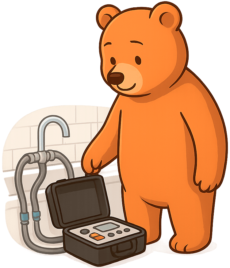 Winny поверяет счетчик воды