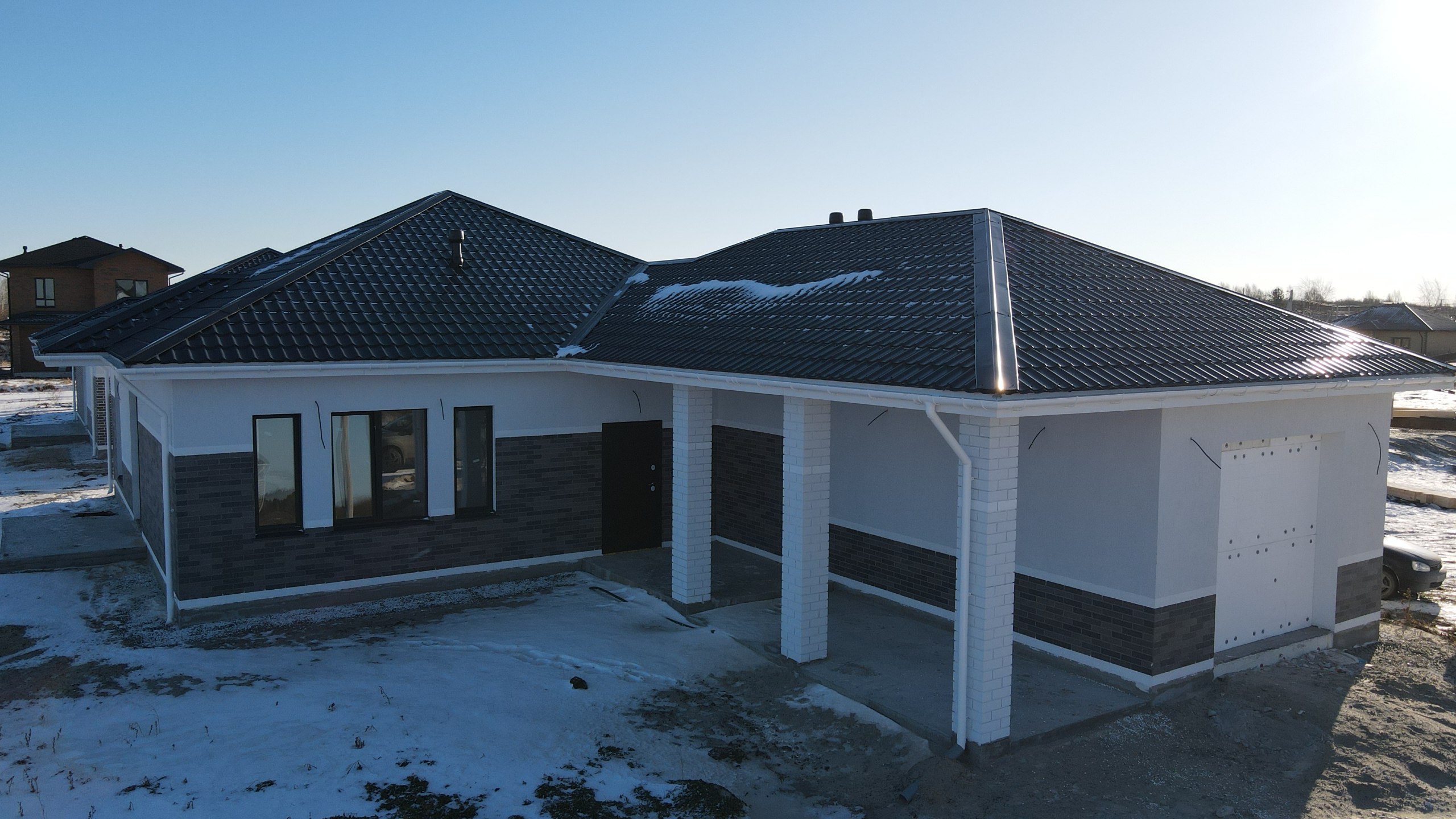 Тимашевске металлические дома ландшафт