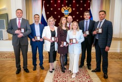 Сотрудники ФКУ «Ространсмодернизация» отмечены медалями от Минобороны