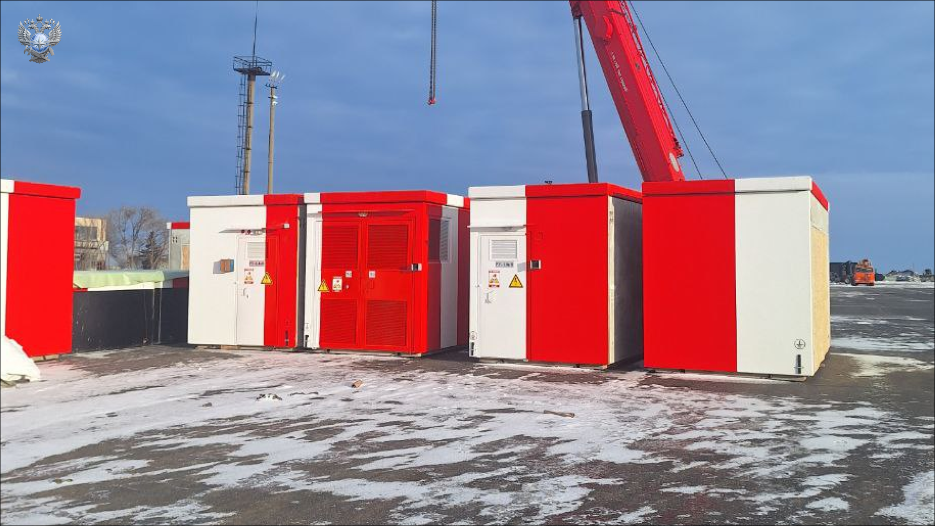 В аэропорту Балаково Саратовской области поставили оборудование для первой трансформаторной подстанции