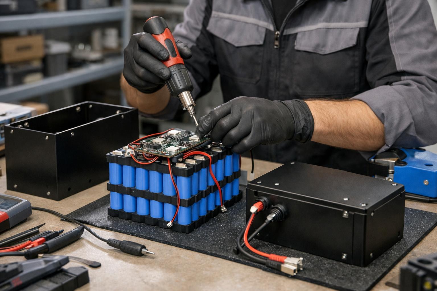 Сборка аккумуляторов 12В на заказ - проект и производство Сборка аккумуляторов 12В на заказ - проект и производство