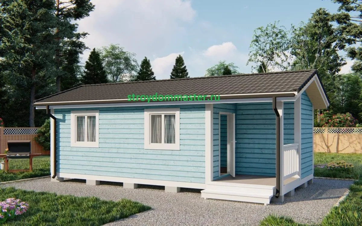 ГОСТЕВОЙ ДОМ 4×8