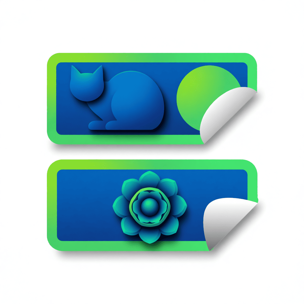 3Д стикеры на заказ