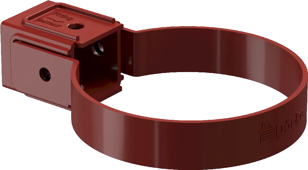Хомут трубы d80 мм Docke Standard, Красный (RAL3005)