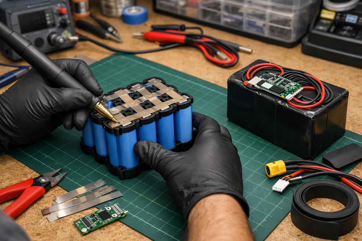 12 В аккумулятор 3S3P под заказ - проект и сборка - пошагово 12 В аккумулятор 3S3P под заказ - проект и сборка - пошагово