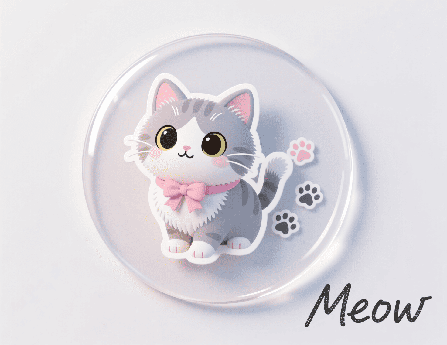 печать цветных прозрачных наклеек