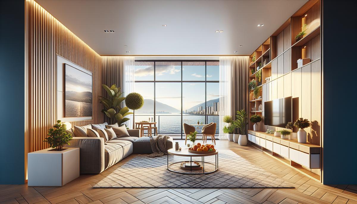 Семейная квартира в современном доме в Батуми