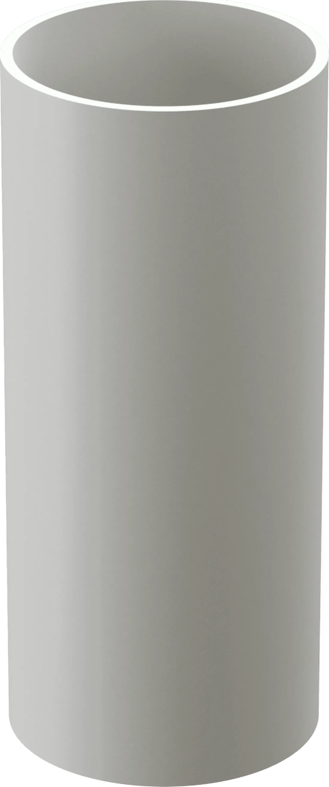 Труба водосточная d100 мм Docke Lux 3000 мм, Пломбир (RAL9003)