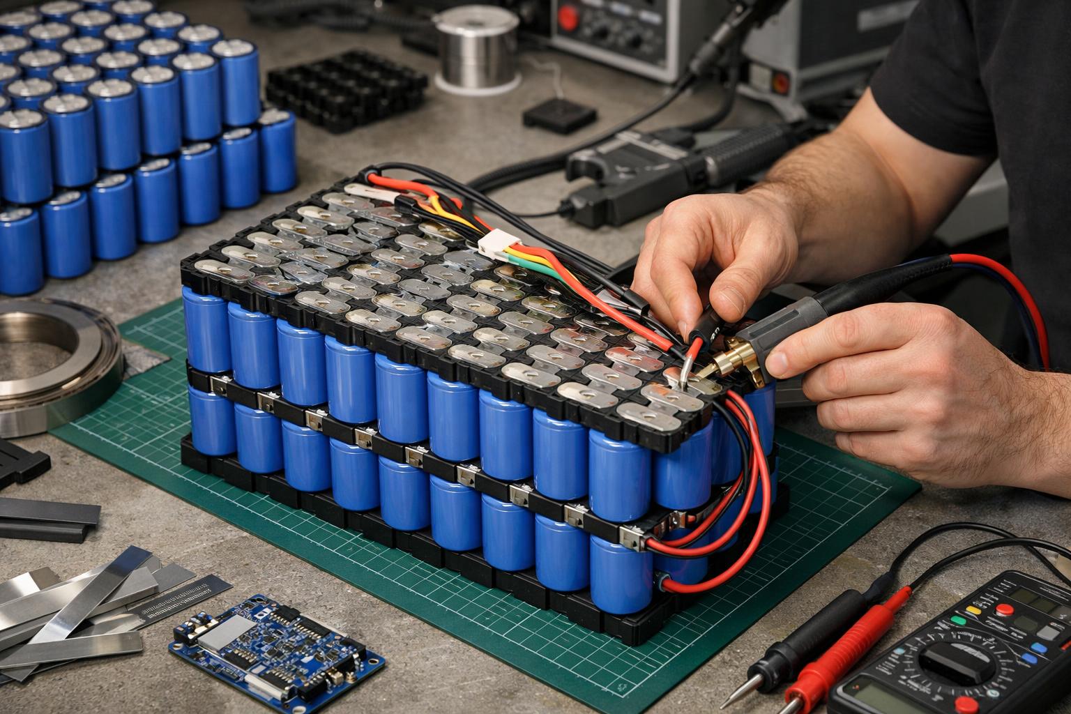 Сборка 22s3p на 32700 - батареи под заказ Tesselion Сборка 22s3p на 32700 - батареи под заказ Tesselion