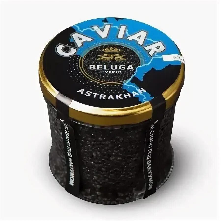 Икра черная белуги 250гр. ст/б в магазине "МореЕшь"