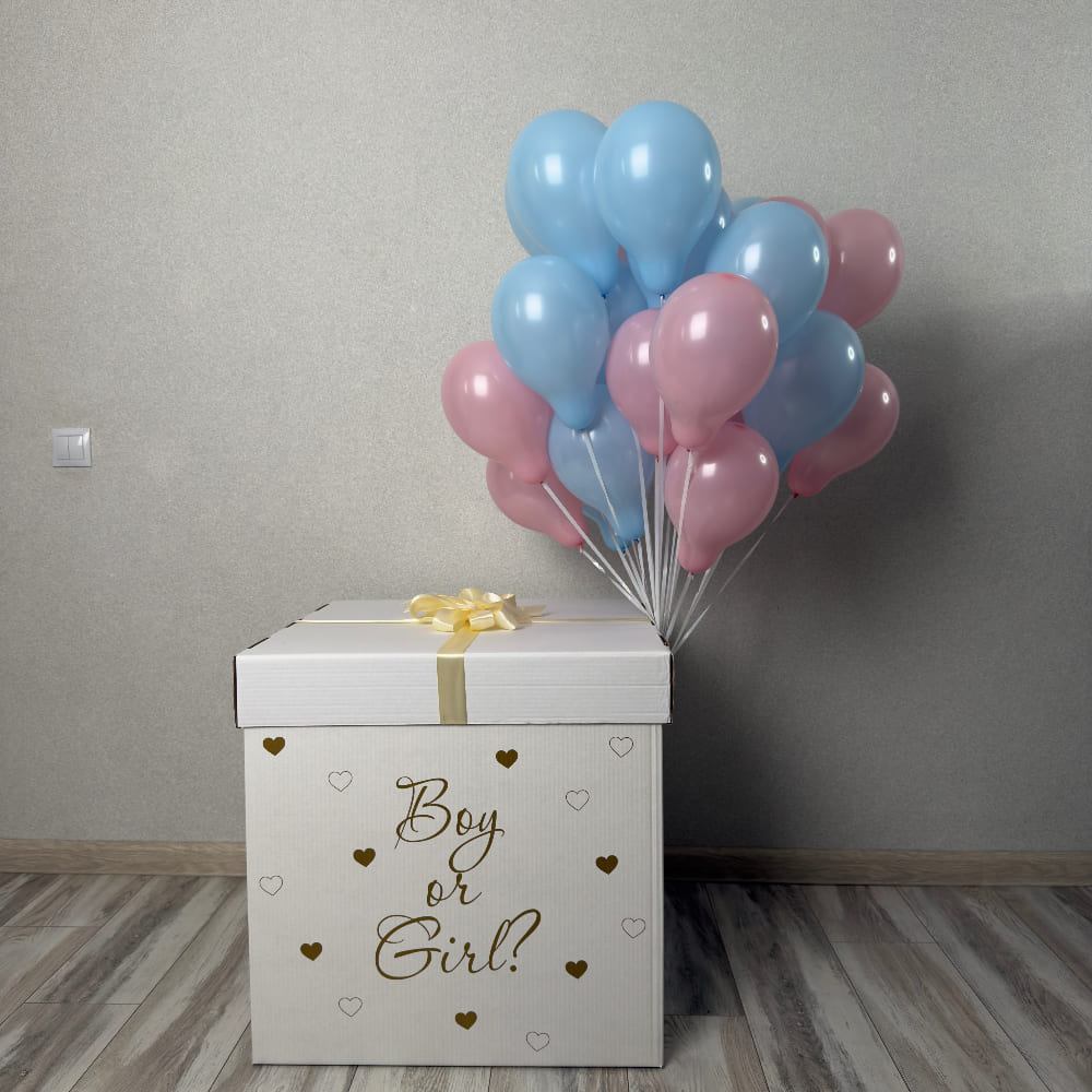 Гендер коробка-сюрприз на определение пола