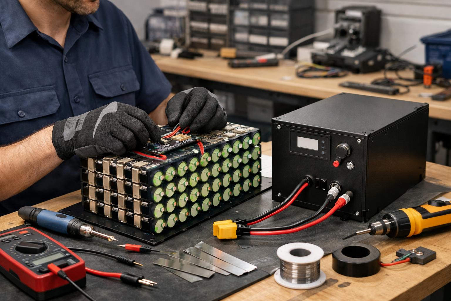 Сборка аккумулятора 48 В под заказ - проект и производство Сборка аккумулятора 48 В под заказ - проект и производство