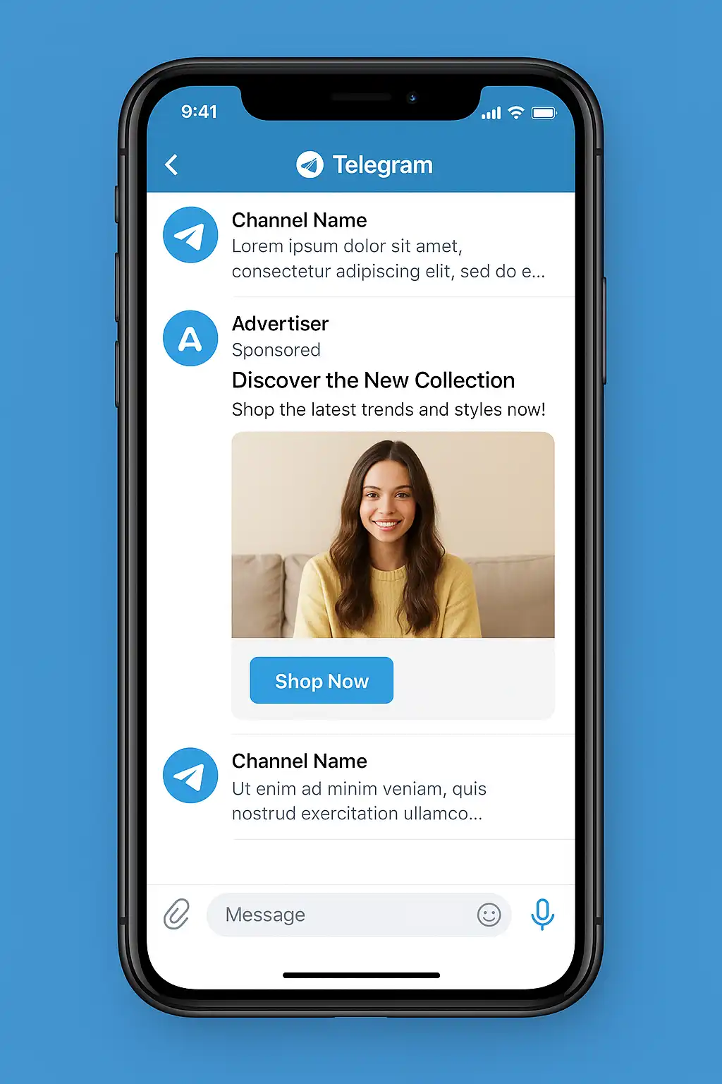Telegram Ads фото