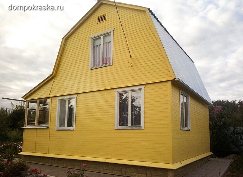 Перекраска каркасного дома Тула