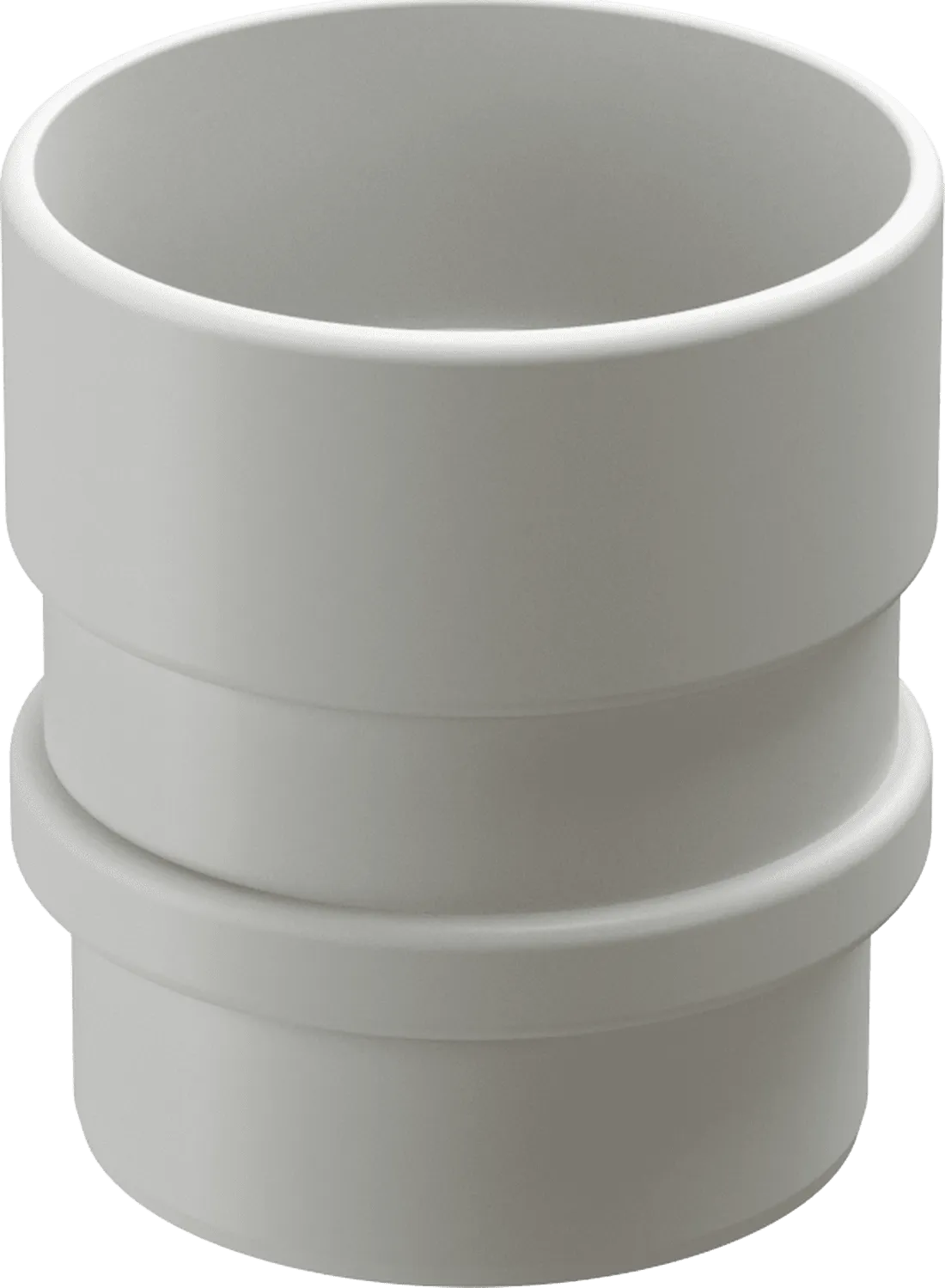 Муфта трубы d100 мм Docke Lux, Пломбир (RAL9003)