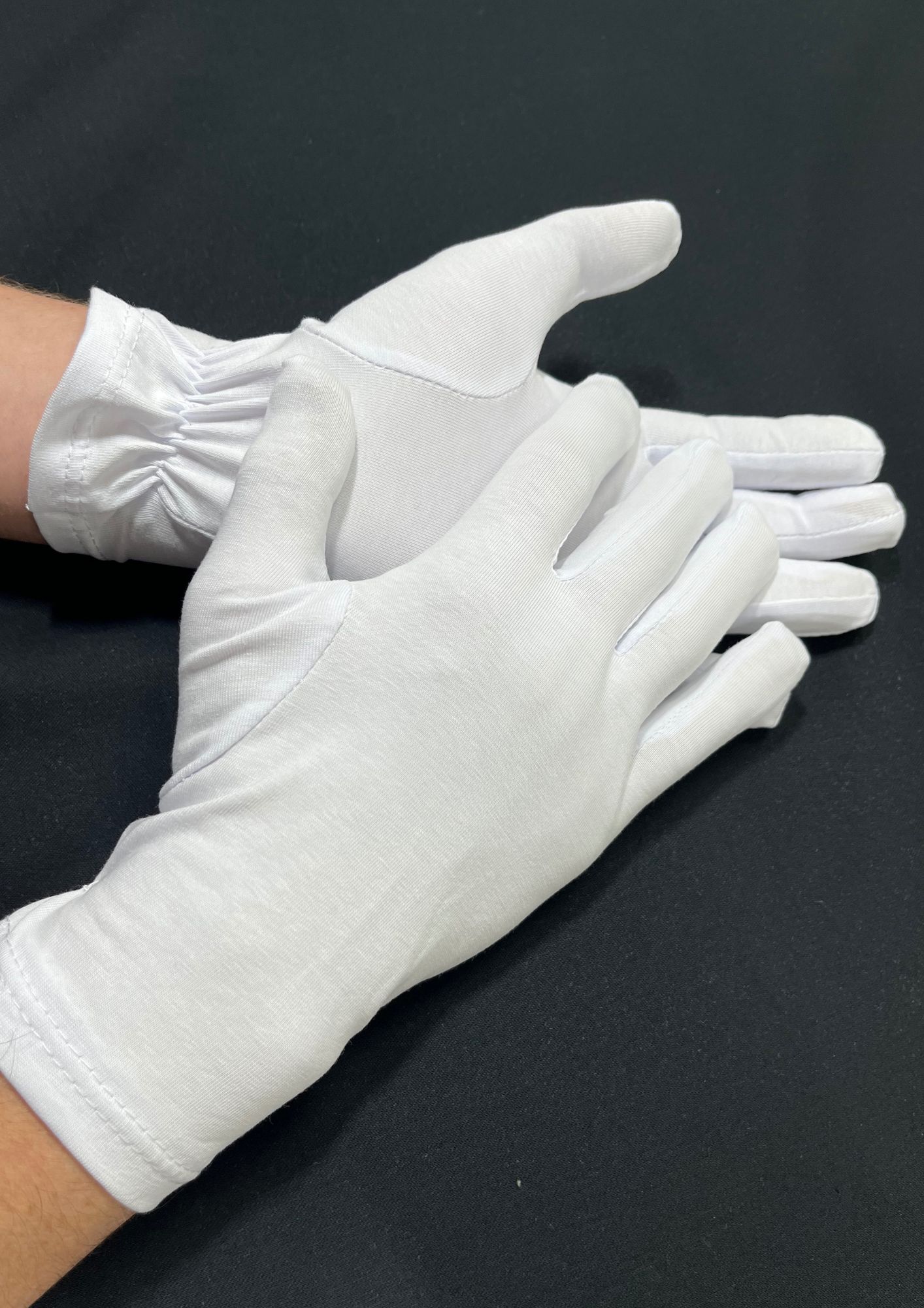 Перчатки хлопковые парадные 101м