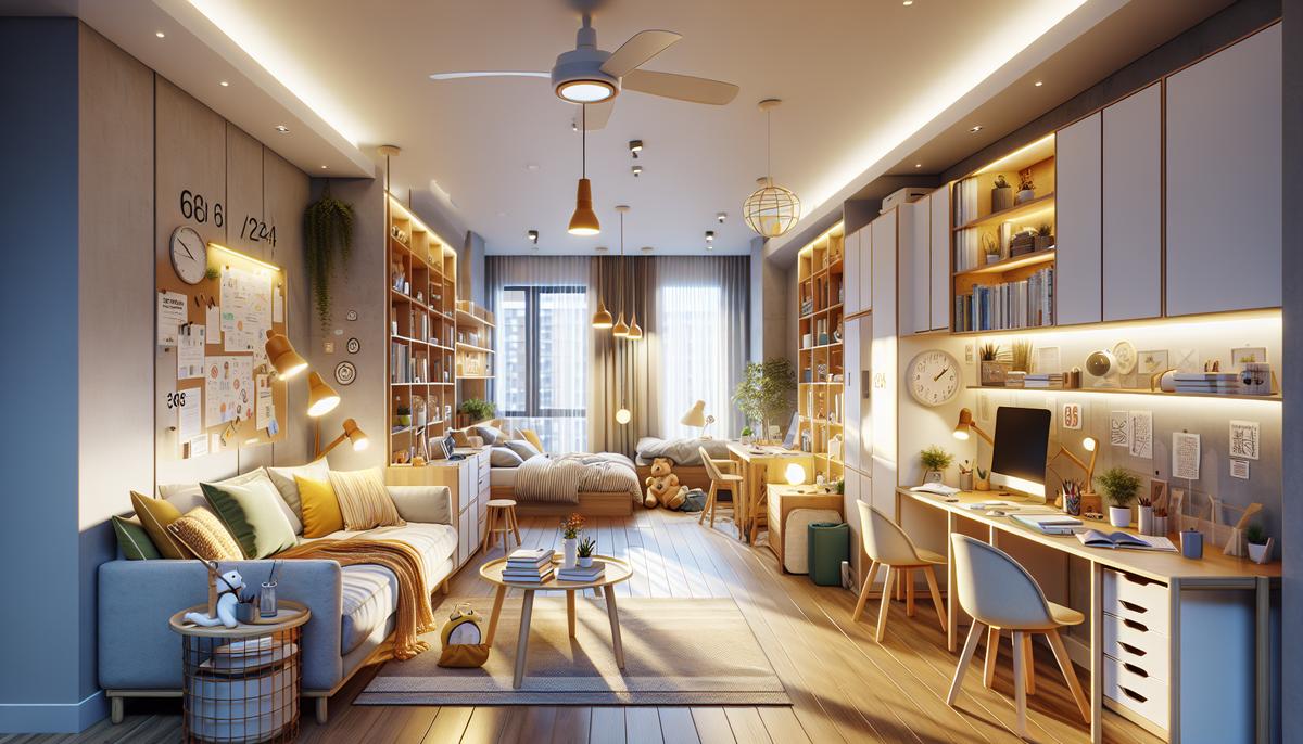 Светлая меблированная квартира, готовая для студентов