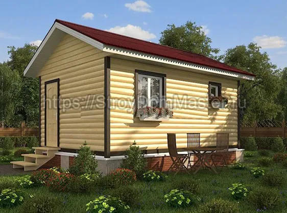 ПРОЕКТ БАНИ 027 6Х4