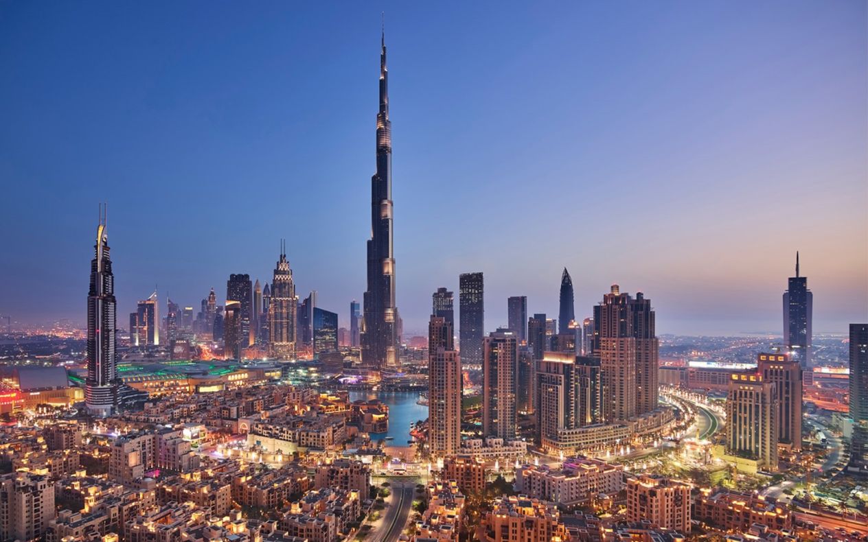 Downtown Dubai skyline