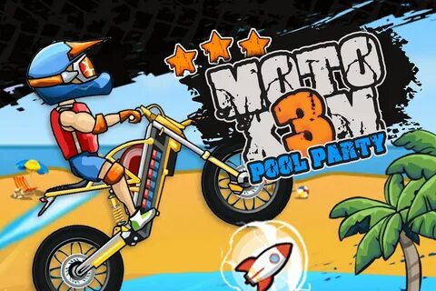 Вечеринка у бассейна Moto X3M - Играть Бесплатно Онлайн | KinoGames